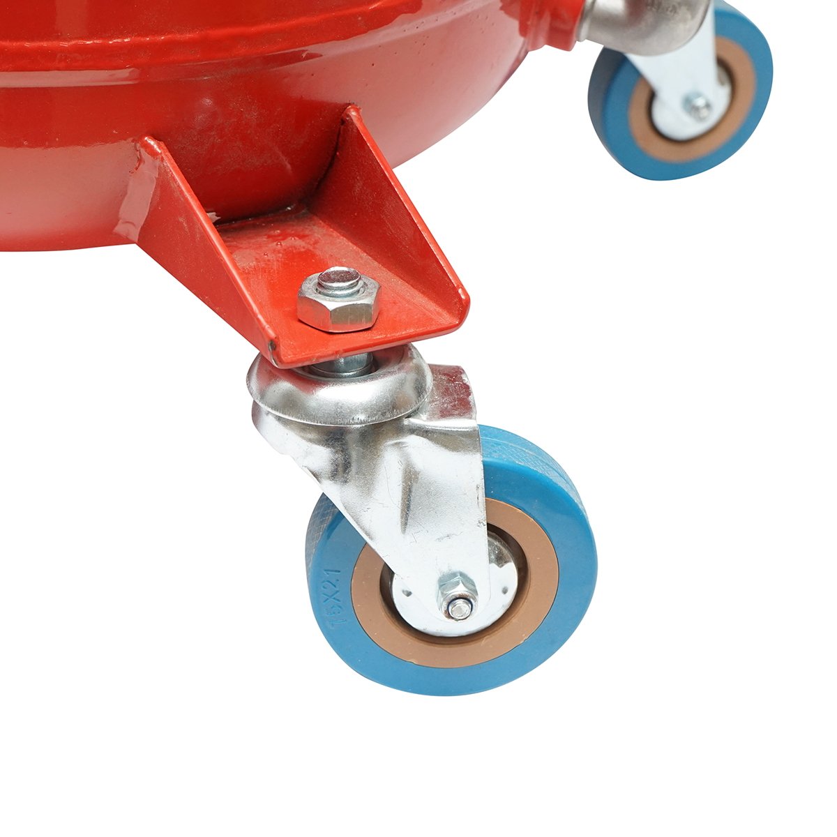 Recuperator de ulei 80L cu palnie si sistem de golire pneumatic